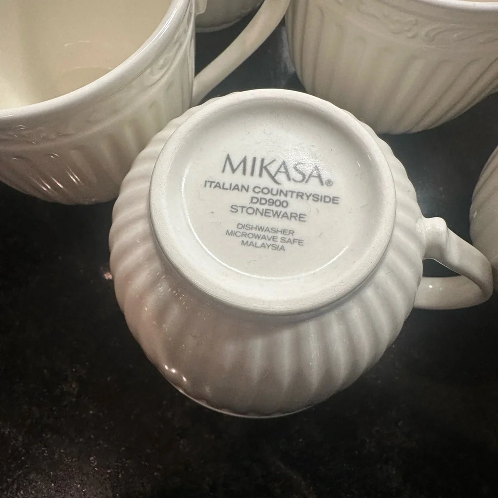 Set of 6 Mikasa Italian Countryside Tea Cups DD900 - Picture 4 of 4